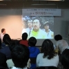 参加者は講師の話に真剣に聞き入る（第1回講座から）