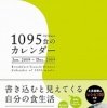 「1095食」どう埋める？　食事記録手帳