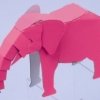 ゾウの長い鼻がリアル！