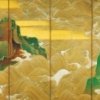 「松島図屏風」尾形光琳筆、江戸時代・18世紀前半、ボストン美術館蔵