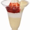 春らしい「いちごとプリンのパフェ」