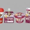 『森永た～っぷりミルクの練乳ラテ』（左）など新4商品