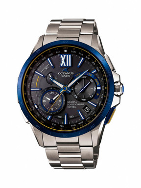 「宇宙から見た地球」表現した腕時計　カシオ「オシアナス」から2000本限定