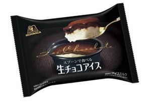 森永製菓、フレッシュな生チョコをのせた「スプーンで食べる生チョコアイス」新発売