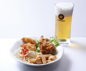 肉あんかけチャーハン専門店「炒王（チャオ）」の「炒王呑みセット」