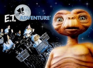 USJの「E.T.」アトラクション終了