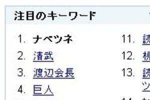 「ナベツネ」批判で「祭」状態　清武代表造反、ネット上は騒然