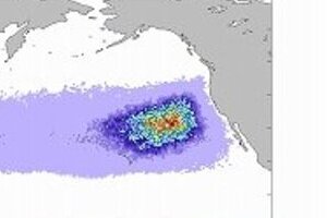 震災のがれき1年後にハワイに漂着　3年後米国西海岸、という予測