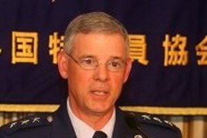 在日米軍司令官が中国をけん制　レーダー照射「安定維持に寄与しない」