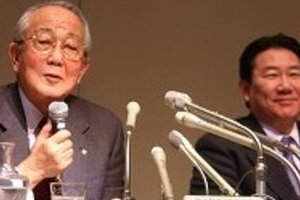 JAL稲盛名誉会長、取締役退任会見でインサイダー批判に不快感　「これが社会なのか、世の中なのか」