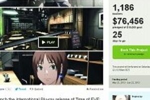 アニメ「イヴの時間」英語版発売プロジェクト　全世界から支援、4日で7万ドル以上集める