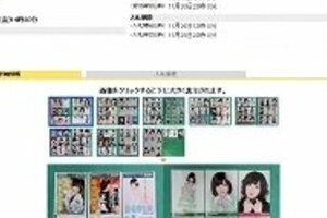 官公庁オークションの公売にAKB生写真　入札開始価格は平均一枚50円
