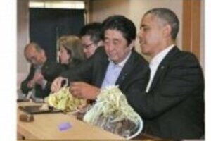 オバマ大統領が「ラーメン二郎」訪問!?　「3万円分、完全に致死量」「マシマシ注文で首相驚き」ネットで妄想盛り上がる