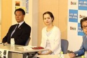 民主党が「存在意義」テーマにパネルディスカッション 小林よしのり氏が安倍政権・ネット右翼批判