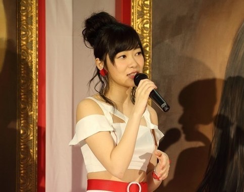 尾行されたとツイッターで報告したHKT指原さん（15年6月2日撮影）