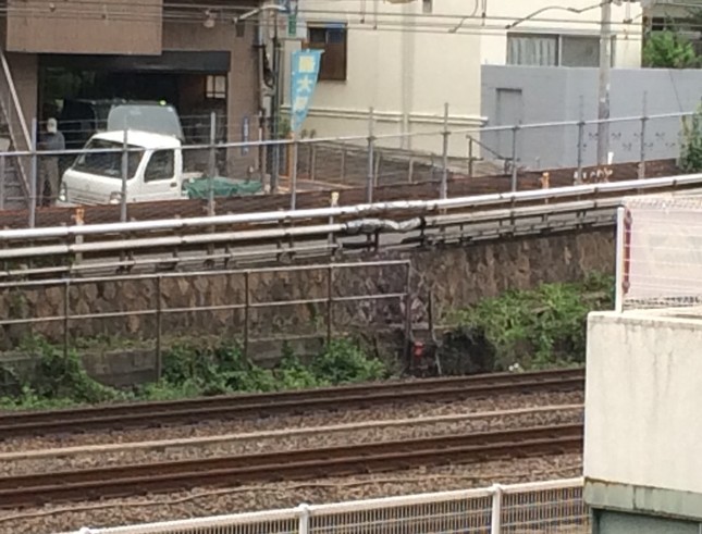 火災があったJR恵比寿‐目黒間