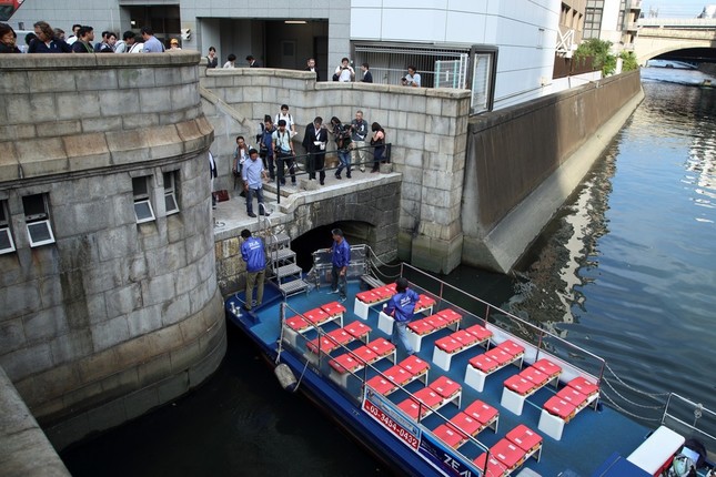 万世橋の船着き場は1930年の建設時に整備された