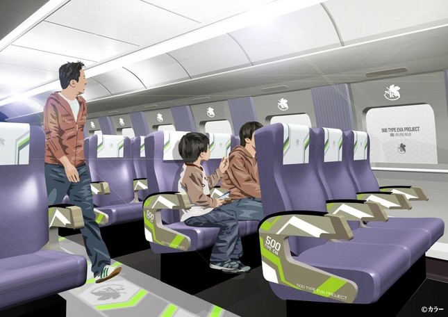 2号車｢500 TYPE EVA 特別内装車｣