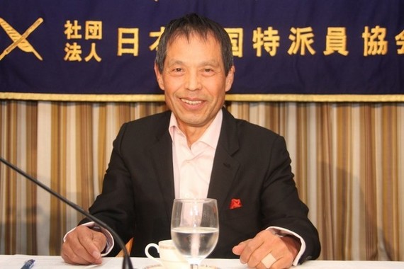 完全に「開き直った」？（写真は丸山氏。2013年2月撮影）