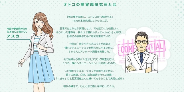 ネット上の批判は「意外」だった（画像は当該キャンペーンサイトより）