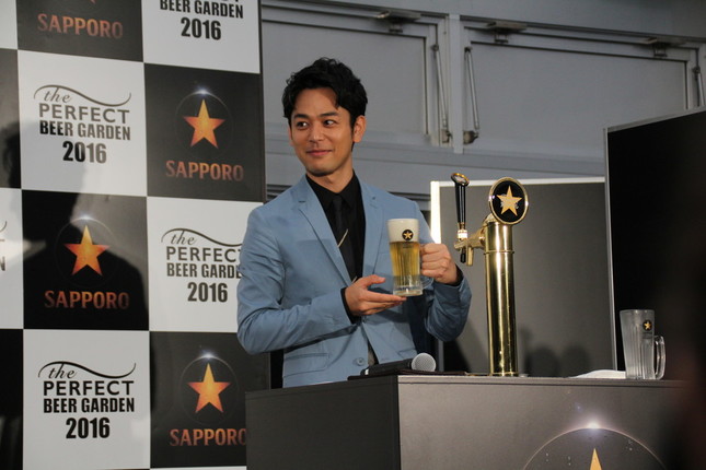 上手にできて満足げな表情