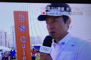 松岡修造はナゼ「Quiet please」を持っているのか？　テレ朝、五輪ゴルフ中継が大騒ぎ