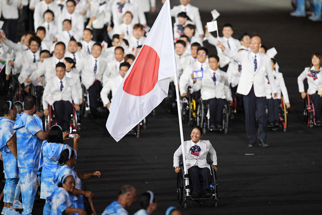 リオ・パラリンピックで大健闘した日本選手団（写真・アフロスポーツ）
