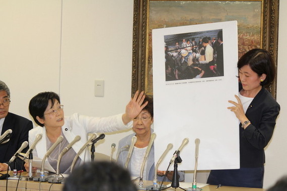 前日には共産党都議団が調査結果を発表した