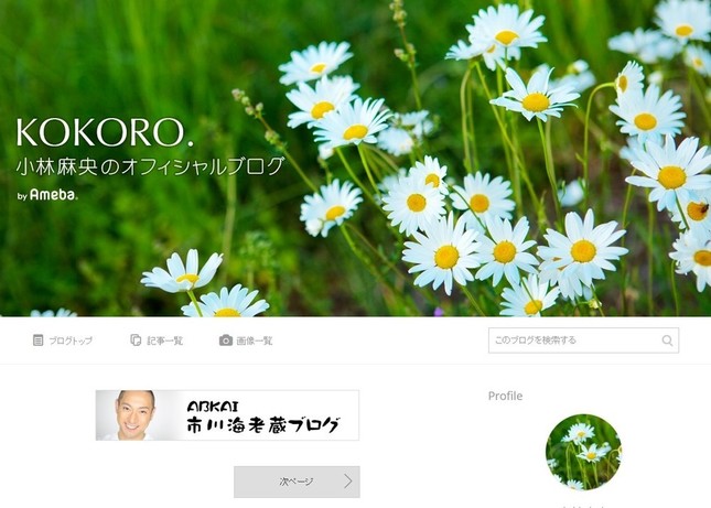 ブログで現在の進行状況を告白（画像は小林麻央さん公式ブログのスクリーンショット）