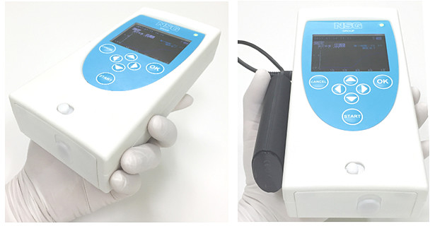 手のひらサイズの遺伝子検査器（産総研プレスリリースより）