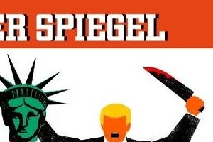 トランプ大統領、自由の女神を「斬首」　独「シュピーゲル」誌表紙が物議
