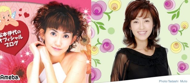 書類送検された松本伊代さん（左）と早見優さん（右）（両者のブログより）