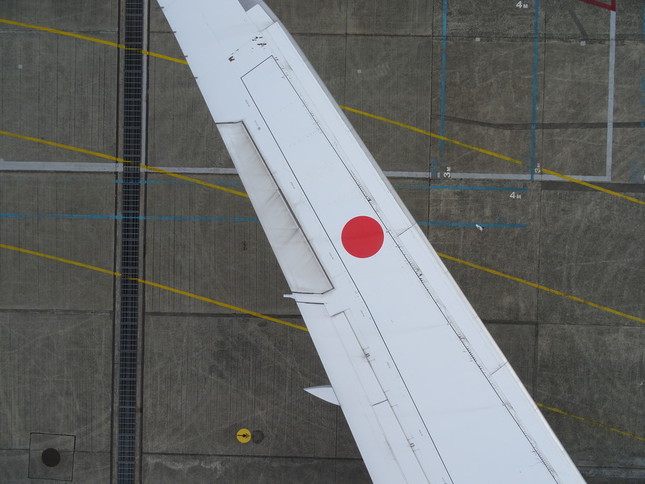 翼の上も点検できる（エアロセンス提供）