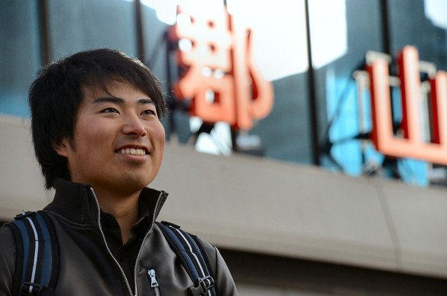 郡山市内で社会人として奮闘する田村さん