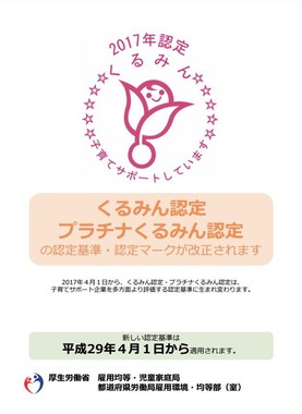 この認定で企業の環境は変わるのか（画像は厚労省リーフレットより）