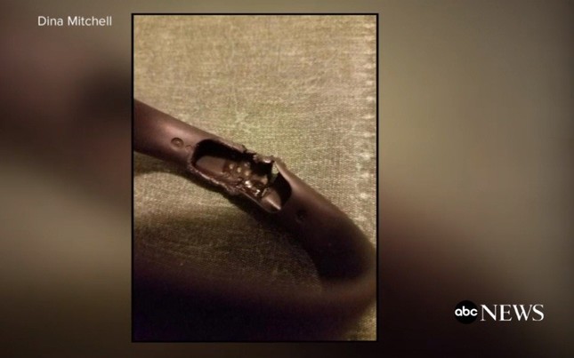 見事に溶け落ちている（ABCニュースより）
