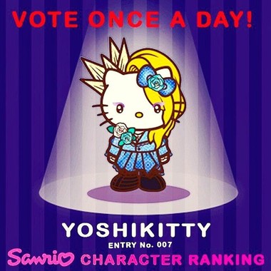 YOSHIKIさんがモデルのyoshikitty