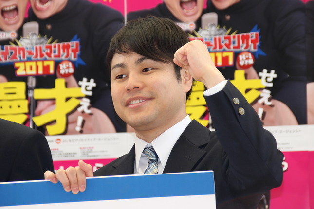 元SKE48メンバーと交際していたことを明らかにした「NON STYLE（ノンスタイル）」の井上裕介さん（2017年4月撮影）