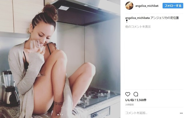 道端さんがインスタグラムに投稿した「キッチン写真」（画像は道端さん公式インスタグラムのスクリーンショット）