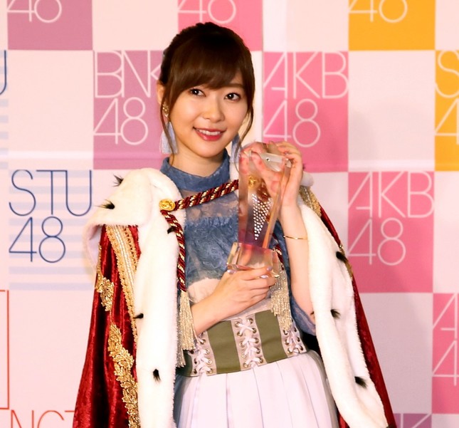 「第9回AKBグループ総選挙」で3連覇をはたしたHKT48の指原莉乃さん