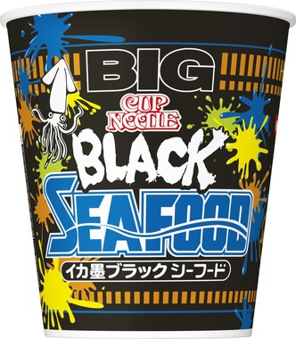 日清食品「カップヌードル　イカ墨ブラックシーフード　ビッグ」