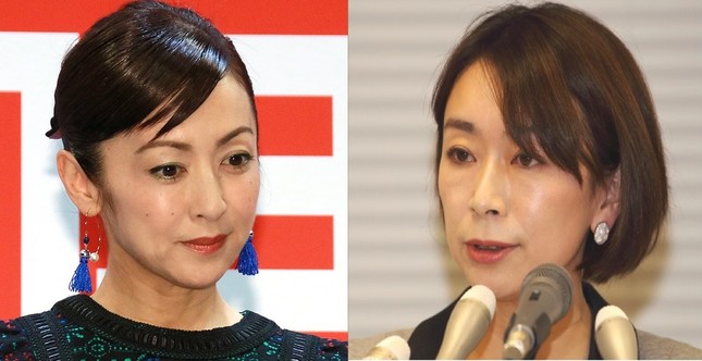 不倫疑惑報道に揺れる斉藤由貴さん（左）と山尾志桜里衆院議員（右）