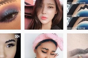 日本でも来るか！？インスタ最新流行　うねうね「ウェービー眉毛＆唇」とは
