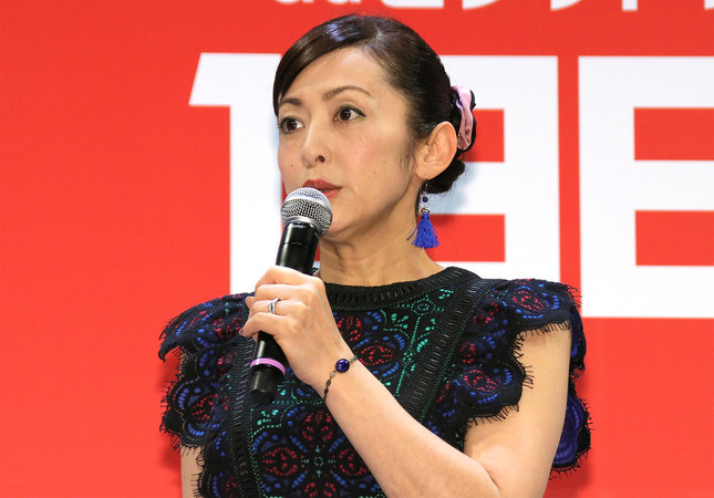 「西郷どん」に出演する斉藤さん（2017年7月10日撮影）