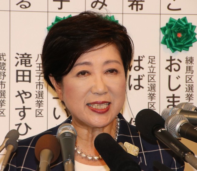 小池百合子知事（2017年7月撮影）