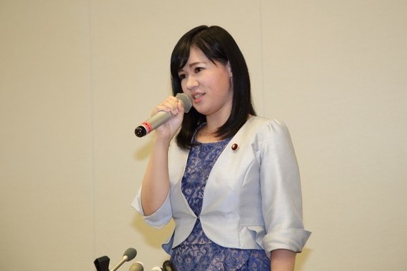 上西小百合氏（2017年9月撮影）