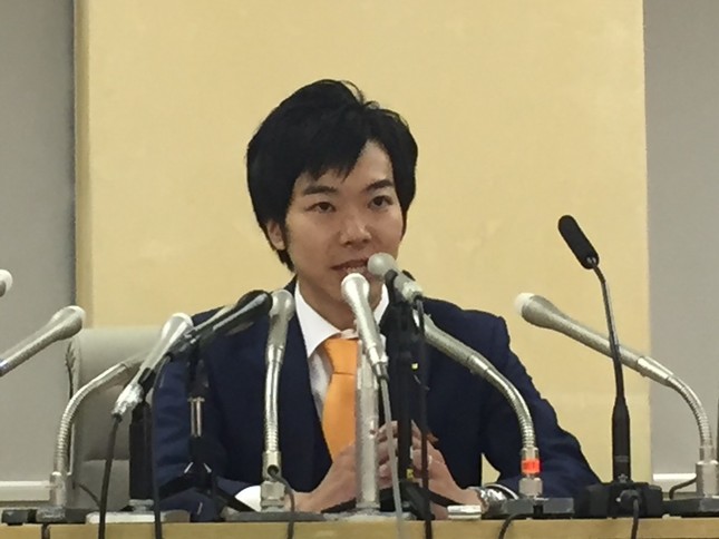 都民ファーストの会への離党届提出を発表した音喜多駿都議