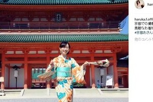 「まいんちゃん」福原遥、着物でくるくる～　コメント欄が「かわいい」だらけに