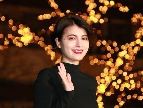 モデルのマギーさん（2016年12月撮影）