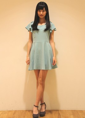 スラリと伸びた長い手足が印象的だ（2017年10月撮影）